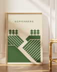 Parcours: Koppenberg - Cycling Art Print