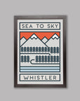 The Routes Collection: Sea to Sky Whistler - Cycling Art Print