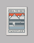 The Routes Collection: Sea to Sky Whistler - Cycling Art Print