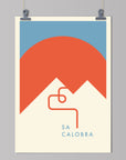 Parcours: Sa Calobra - Cycling Art Print