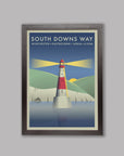 South Downs Way - The Adventure Collection - Cycling Art Print