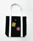 The Escape - Limited Edition Cotton Canvas Tote Bag - French Navy / Cream