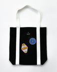 The Escape - Limited Edition Cotton Canvas Tote Bag - French Navy / Cream