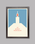 Parcours: Le Mont Ventoux - Cycling Art Print