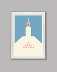 Parcours: Le Mont Ventoux - Cycling Art Print