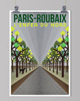 L'Enfer du Nord: Paris Roubaix - Cycling Art Print
