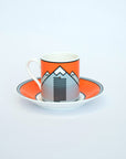 l'Alpe d'Huez - Fine Bone China Espresso Cup & Saucer