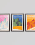 The Grand Tour Collection - Cycling Art Print