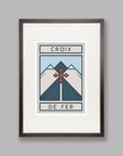 The Routes: Croix de Fer - Cycling Art Print