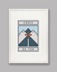 The Routes: Croix de Fer - Cycling Art Print