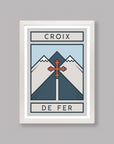 The Routes: Croix de Fer - Cycling Art Print