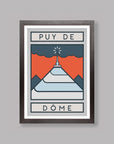 The Routes: Puy de Dôme - Cycling Art Print