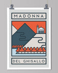 The Routes: Madonna del Ghisallo - Cycling Art Print