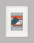 The Routes: Madonna del Ghisallo - Cycling Art Print