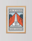 The Routes: Col d'Izoard - Cycling Art Print