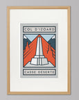 The Routes: Col d'Izoard - Cycling Art Print
