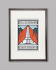 The Routes: Col d'Izoard - Cycling Art Print