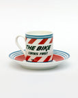 Sean Kelly - Fine Bone China Espresso Cup & Saucer