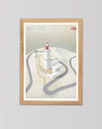 Landmarks: Le Mont Ventoux - Cycling Art Print