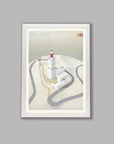 Landmarks: Le Mont Ventoux - Cycling Art Print