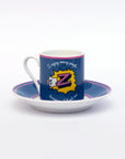 Robert Millar / Philippa York - Fine Bone China Espresso Cup & Saucer