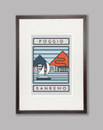 The Routes: Poggio di Sanremo - Cycling Art Print