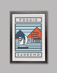 The Routes: Poggio di Sanremo - Cycling Art Print