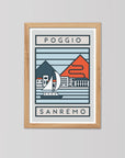 The Routes: Poggio di Sanremo - Cycling Art Print