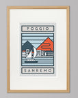 The Routes: Poggio di Sanremo - Cycling Art Print