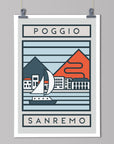 The Routes: Poggio di Sanremo - Cycling Art Print