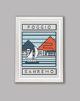 The Routes: Poggio di Sanremo - Cycling Art Print