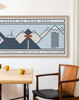 The Routes: Etape du Tour de France 2022 - Cycling Art Print
