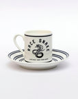 Race Snake - Fine Bone China Espresso Cup & Saucer