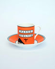 Passo Stelvio - Fine Bone China Espresso Cup & Saucer