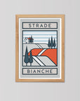 The Routes: Strade Bianche - Cycling Art Print