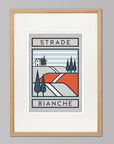 The Routes: Strade Bianche - Cycling Art Print