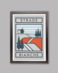 The Routes: Strade Bianche - Cycling Art Print