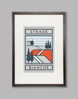 The Routes: Strade Bianche - Cycling Art Print