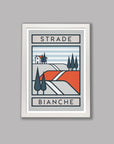 The Routes: Strade Bianche - Cycling Art Print