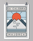 The Routes: Sa Calobra - Cycling Art Print