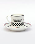 Tom Simpson - Fine Bone China Espresso Cup & Saucer