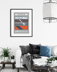The Routes: Tour of Flanders - Cycling Art Print