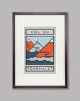The Routes: Col du Tourmalet - Cycling Art Print