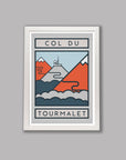 The Routes: Col du Tourmalet - Cycling Art Print