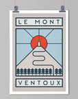 The Routes: Le Mont Ventoux - Cycling Art Print