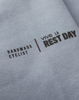 Unisex Organic Cotton Sweatshirt - Vive La Rest Day Serene Blue