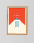 Parcours: L’Alpe d’Huez - Cycling Art Print