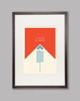 Parcours: L’Alpe d’Huez - Cycling Art Print