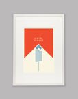 Parcours: L’Alpe d’Huez - Cycling Art Print