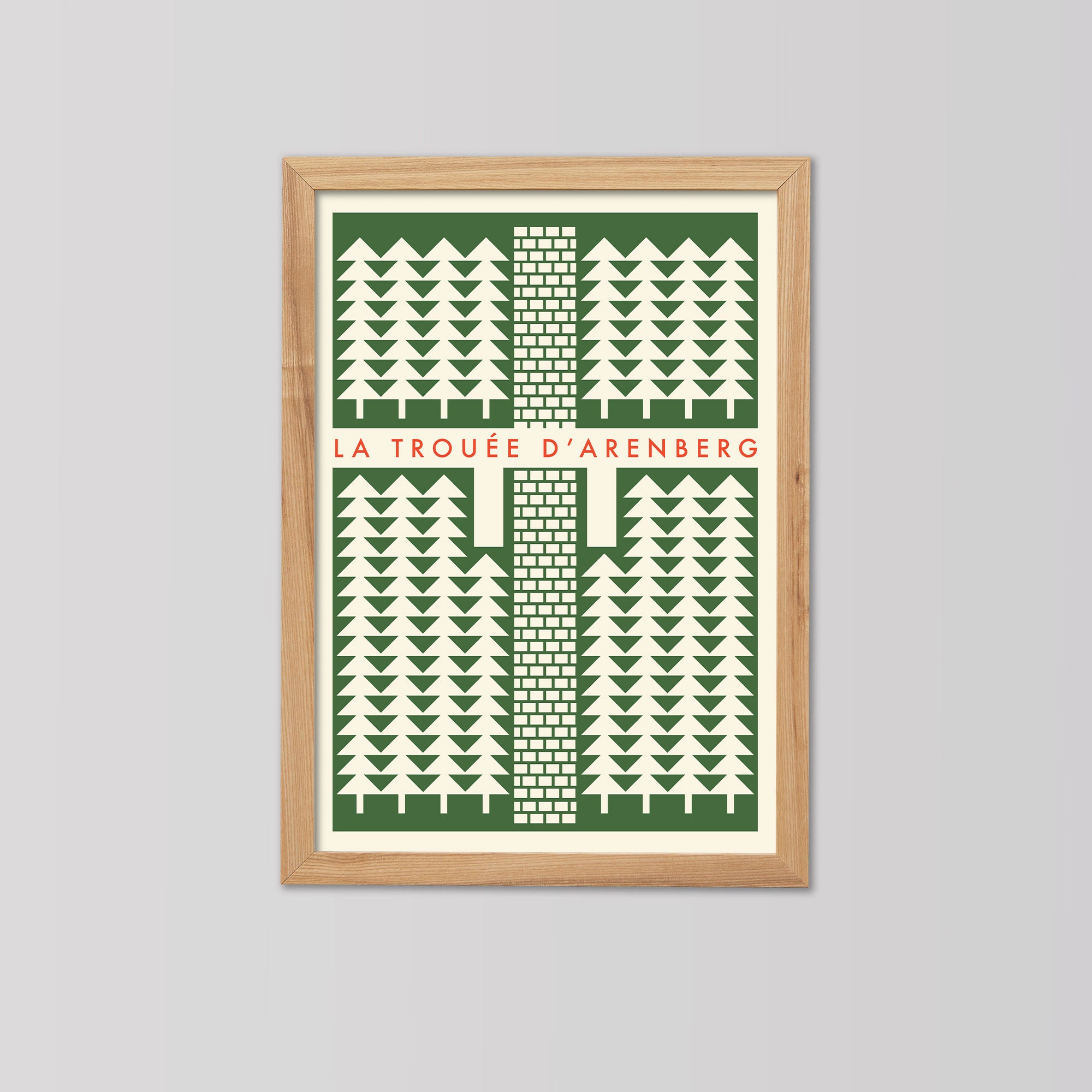 Parcours: Arenberg Trench (Le Trouée d’Arenberg) - Cycling Art Print